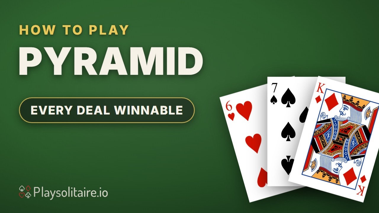 Learn Pyramid Solitaire in 100 seconds: the pairs that make 13