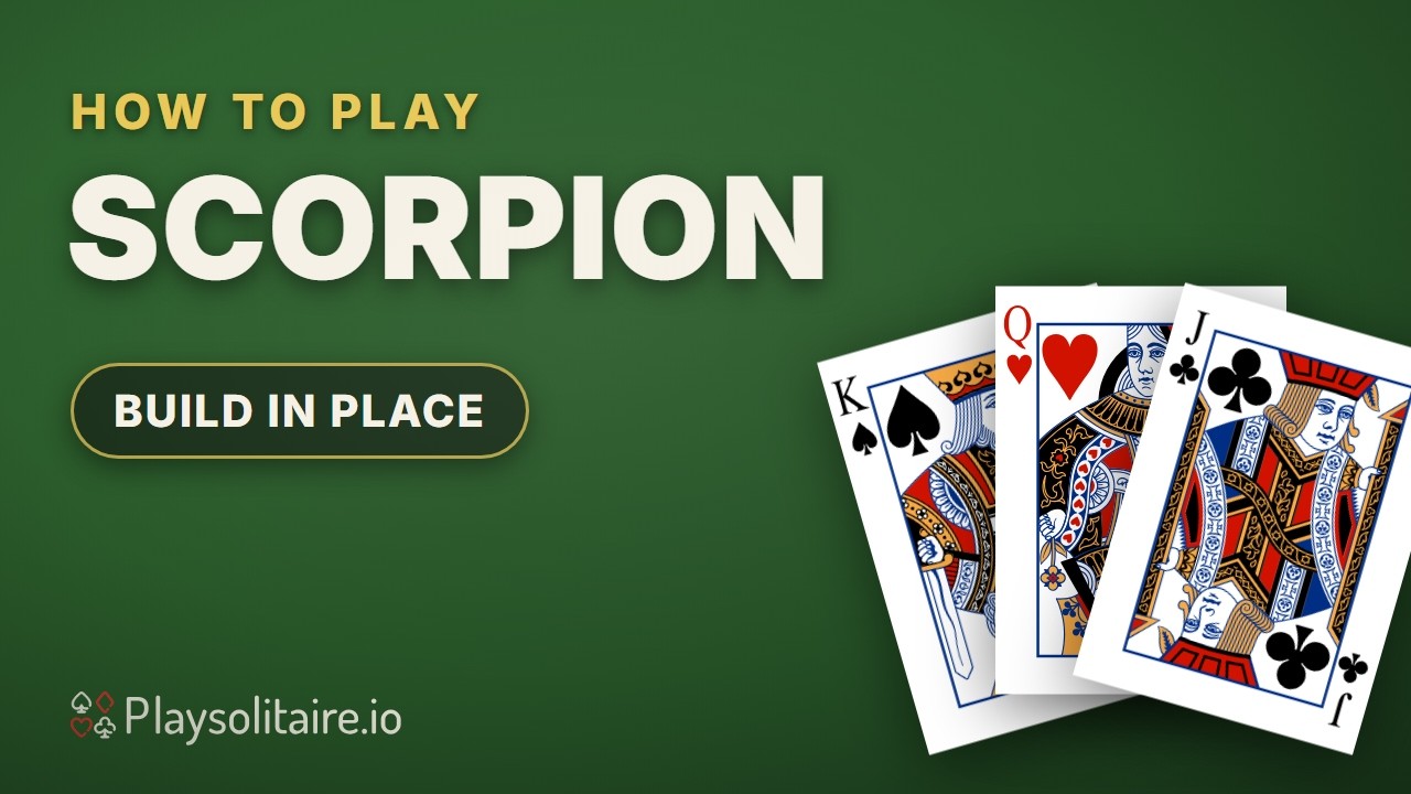 Learn Scorpion Solitaire in 90 seconds: rules and strategy
